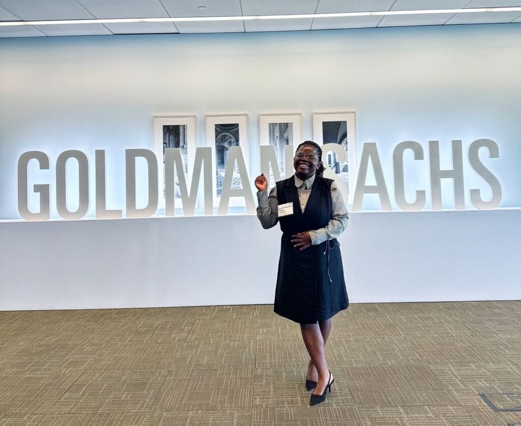 Maud Chifamba at Goldman Sachs, USA.