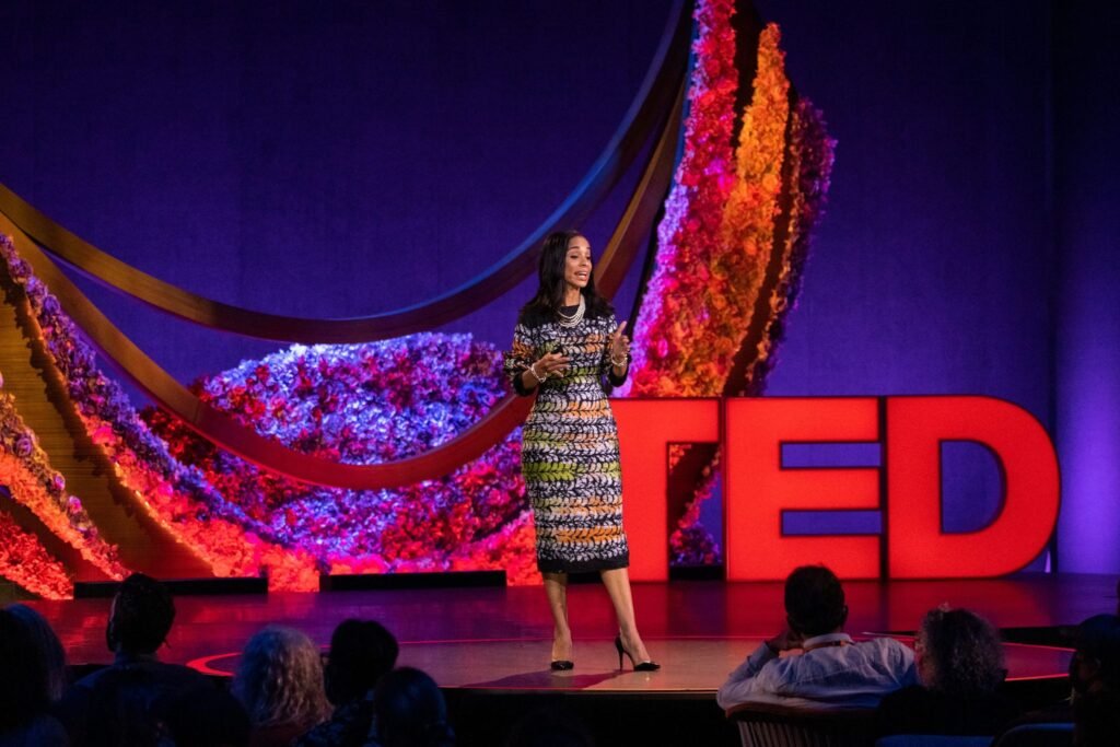 Ndidi Nwuneli at TEDWomen2021.