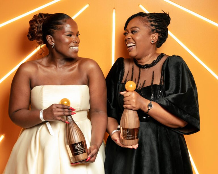 Winners of the 2024 Veuve Clicquot Bold; Morongwe “Mo” Mokone and Refilwe Sebothoma. Photo Credit: 2024 Veuve Clicquot Bold Woman Award