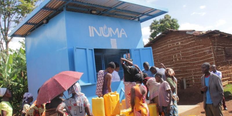 Water Access Rwanda kiosk.