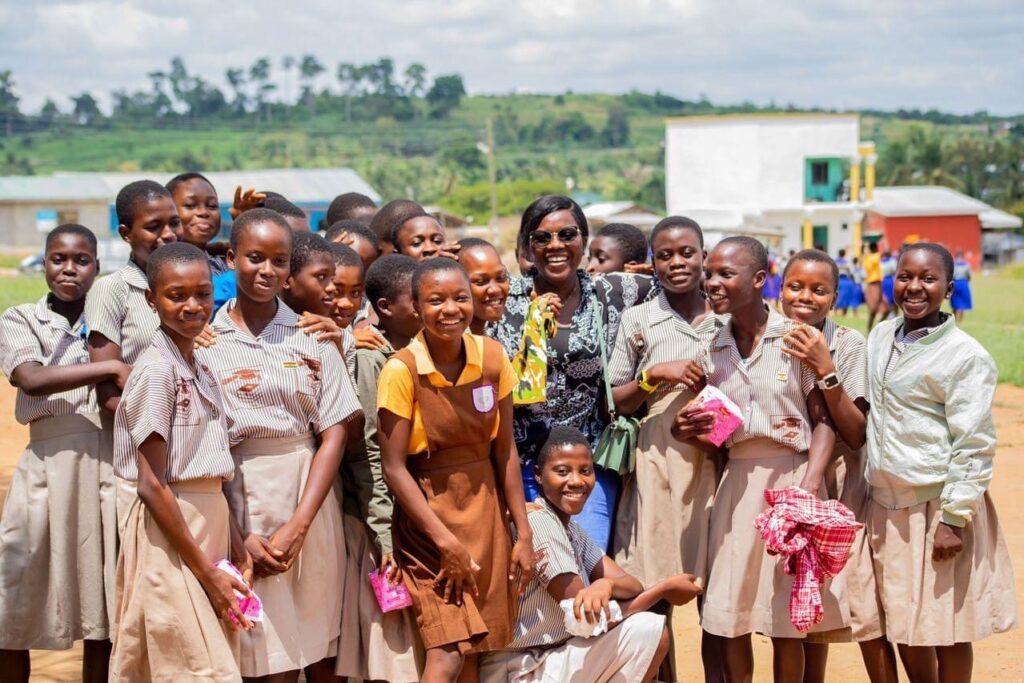 Sarah Nkansah Boateng and TTYM Global's menstrual health advocacy for Ghanaian girls.