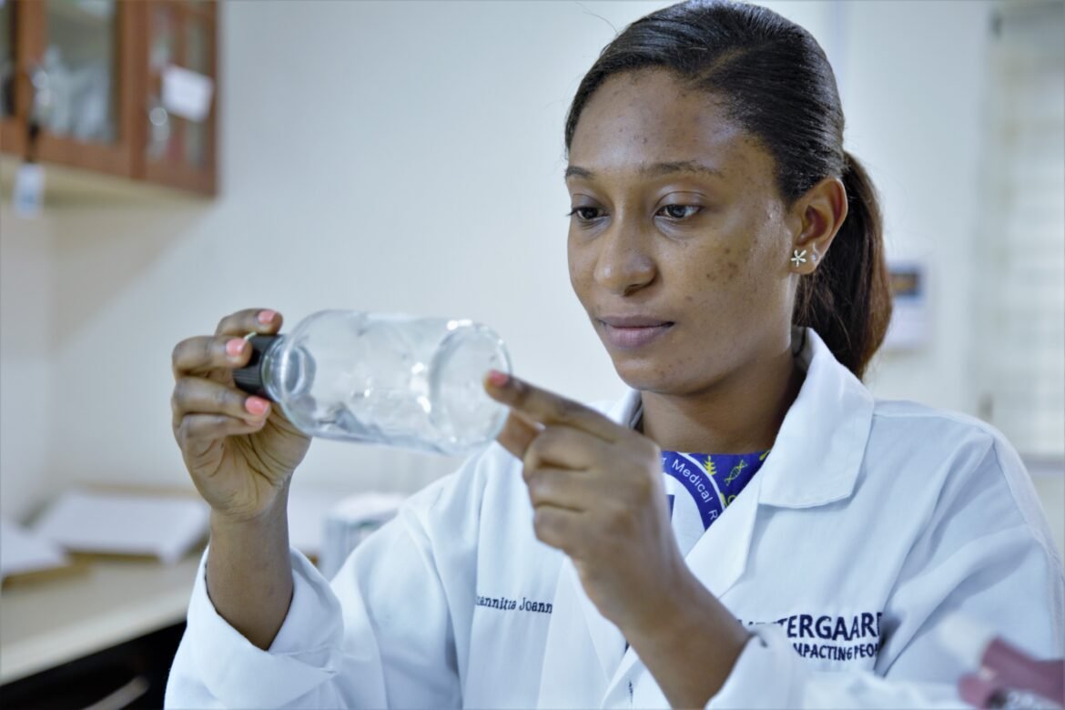 Joannitta Joannides spends her days raising mosquitoes in Ghana.